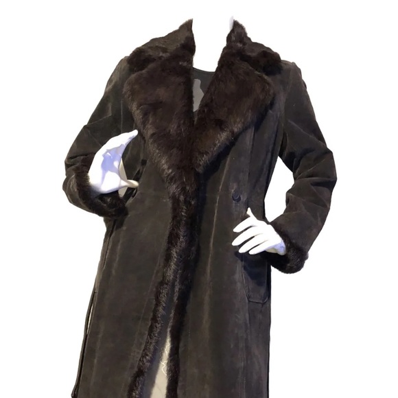 Adler Collection vintage real fur genuine leather winter coat - Picture 4 of 9
